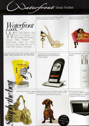 Ozakii London Bag in Waterfront magazine