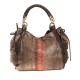 Miss BEVERLY Taupe Python