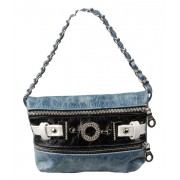 Miss Amy Blue/Black/White
