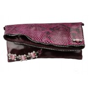 Miss NAOMI Aubergine Python